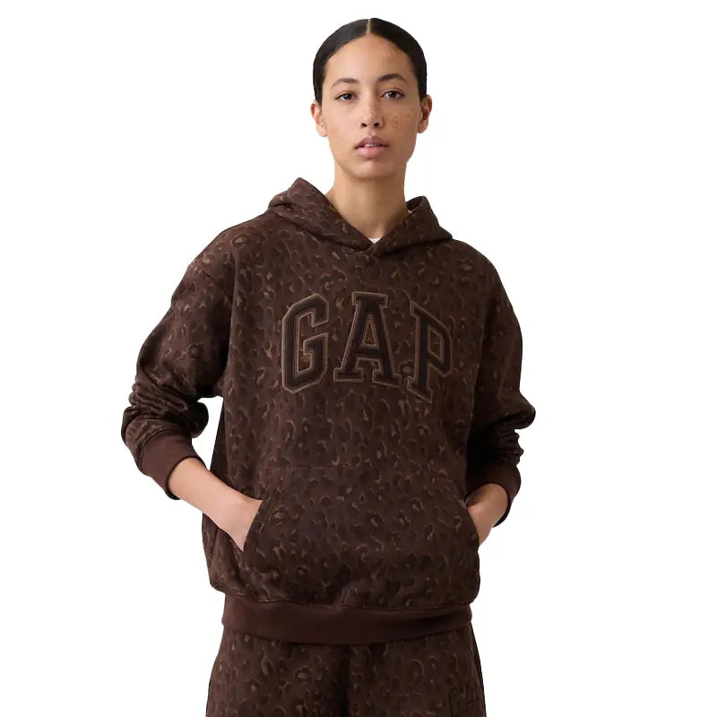 Gap Leopard Print Hoodie