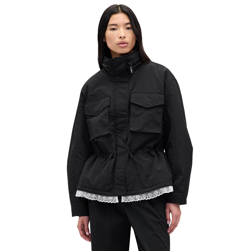Gap × Sandy Liang Lace-Trim Cinched Jacket