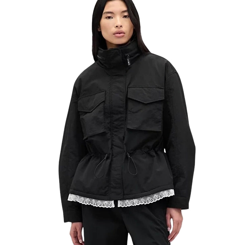 Gap × Sandy Liang Lace-trim Cinched Jacket