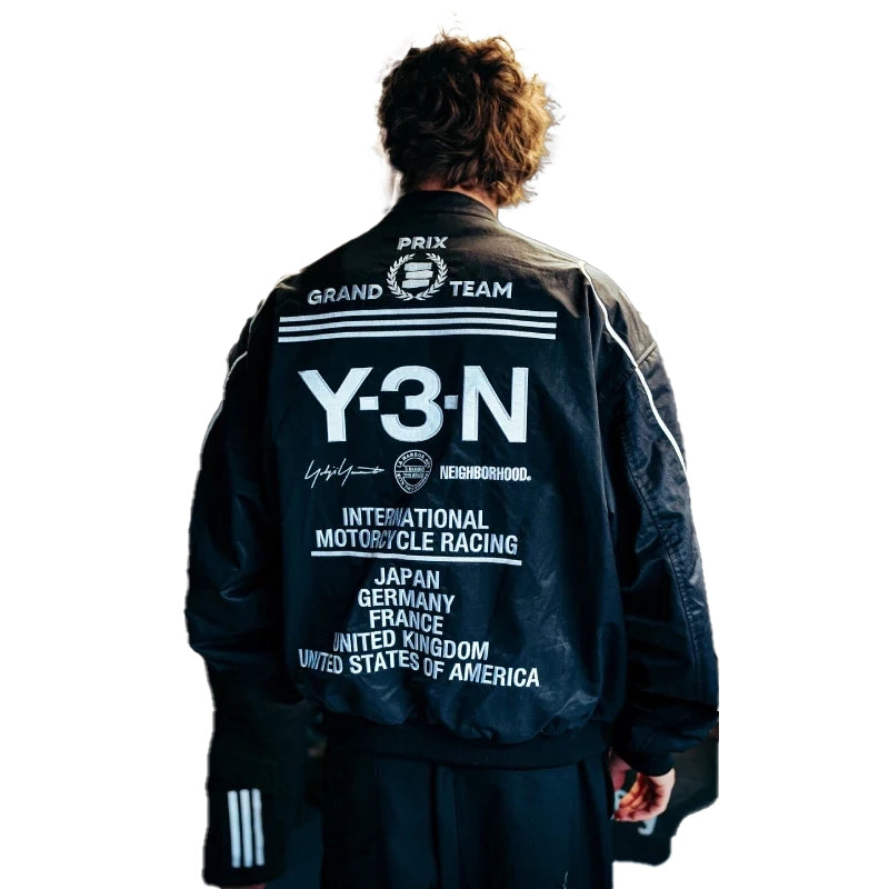Yohji Yamamoto Y3-N Grand Prix Racing Jacket