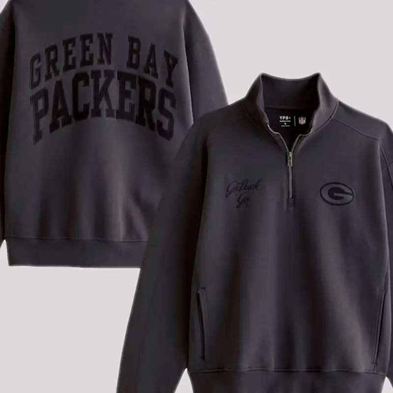 Green Bay Packers Abercrombie & Fitch Half-Zip Sweatshirt