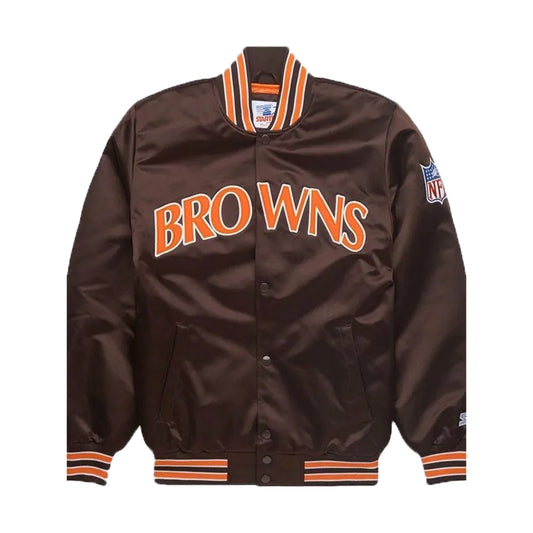 HOMAGE X Starter Browns Satin Jacket