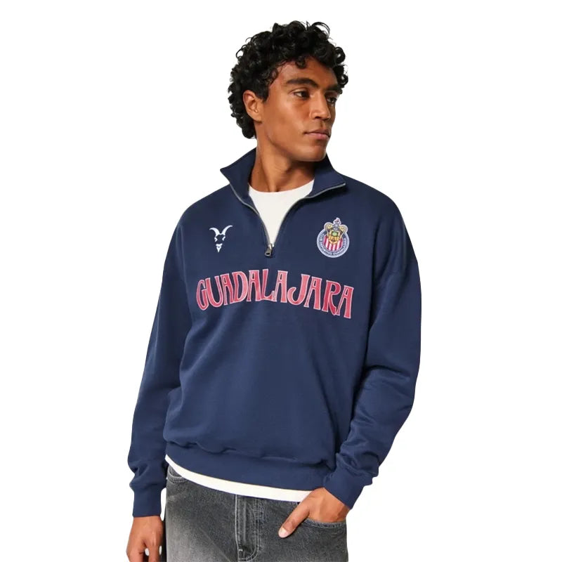 Hollister Chivas Quarter Zip Sweatshirt