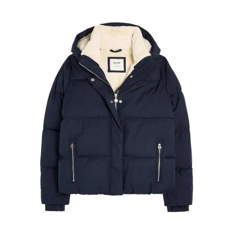 Hollister Navy Blue Winter Jacket