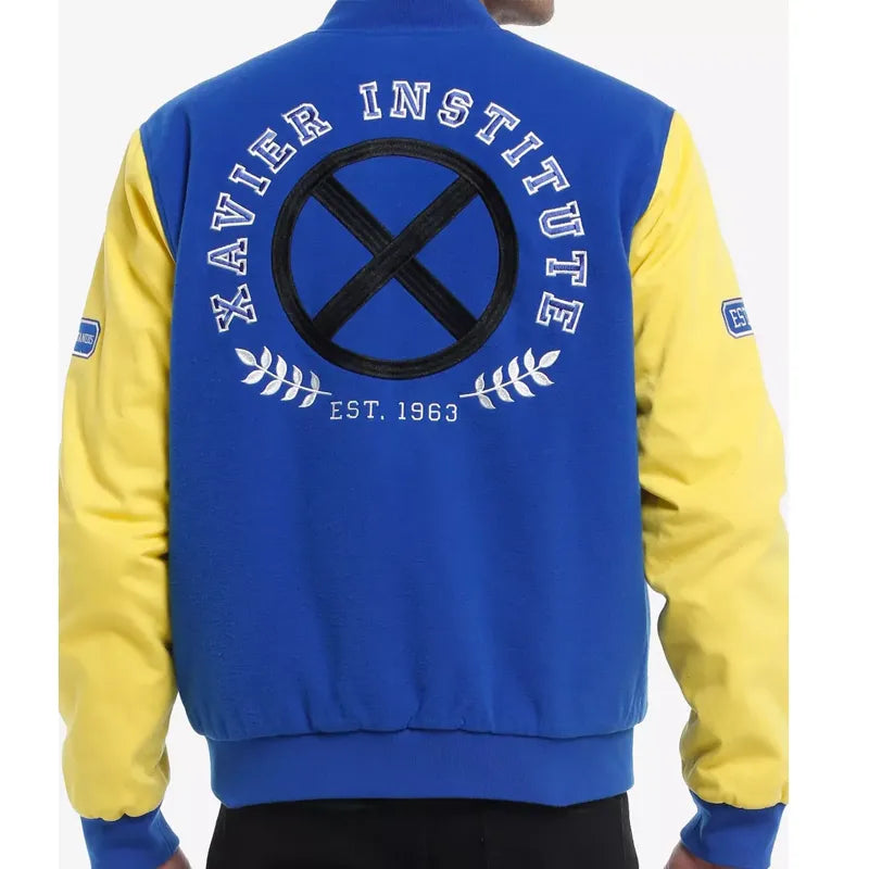 Hot Topic Our Universe Marvel X-Men '97 Xavier Bomber Jacket