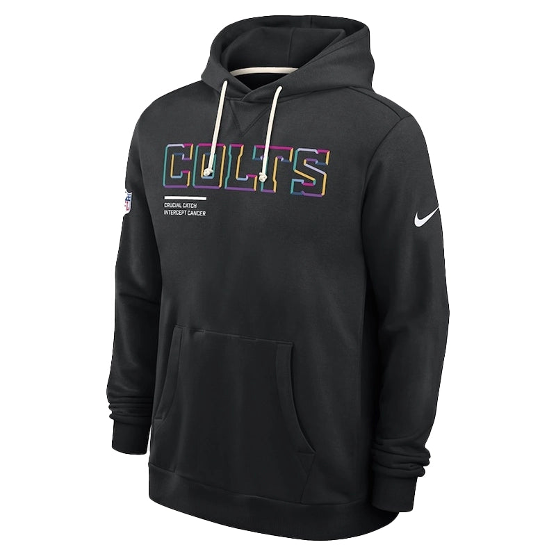 Indianapolis Colts 2025 Black Crucial Catch Hoodie