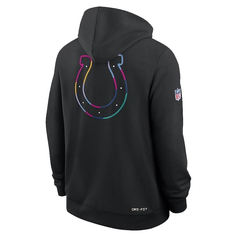 Indianapolis Colts 2025 Black Crucial Catch Hoodie