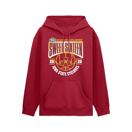 Iowa State Cyclones 2026 NCAA Tournament March Madness Sweet 16 Hoodie