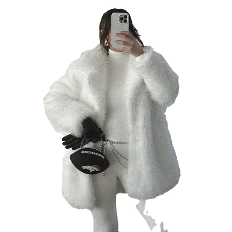 Jarrett Stidham Wife White Fur Coat