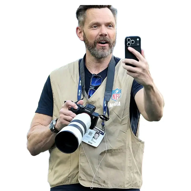 Joel McHale NFL Media Vest