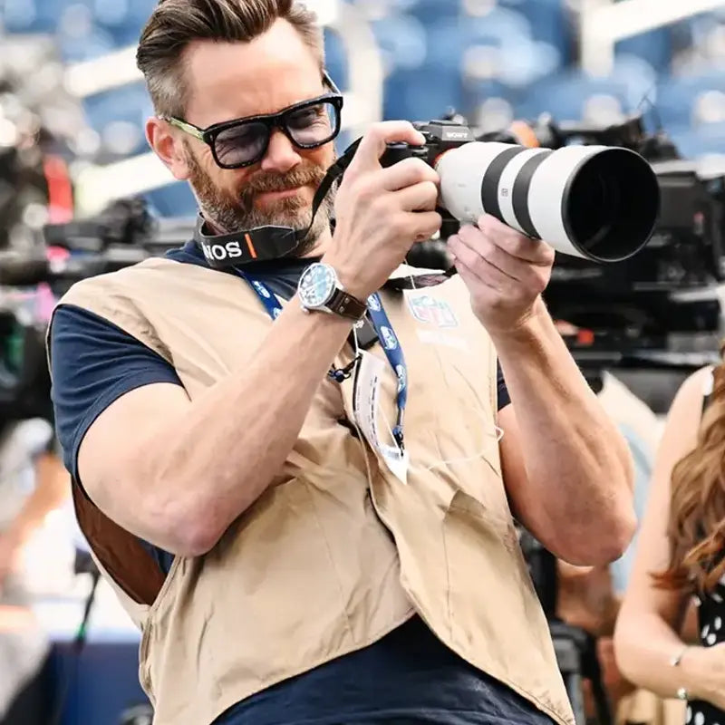 Joel McHale NFL Media Vest
