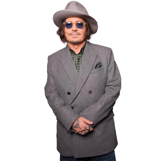 Johnny Depp Paris Fashion Week 2025 Blazer