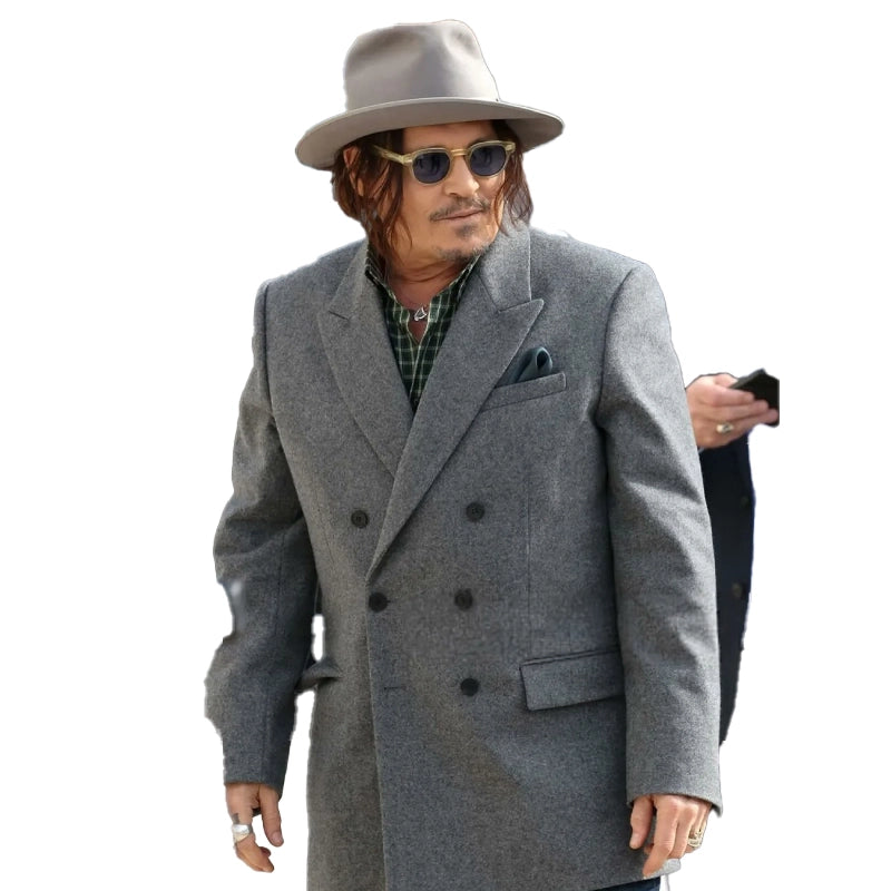 Johnny Depp Paris Fashion Week 2025 Blazer