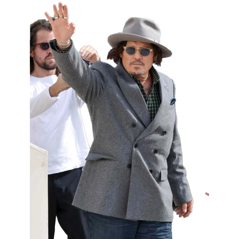 Johnny Depp Paris Fashion Week 2025 Blazer
