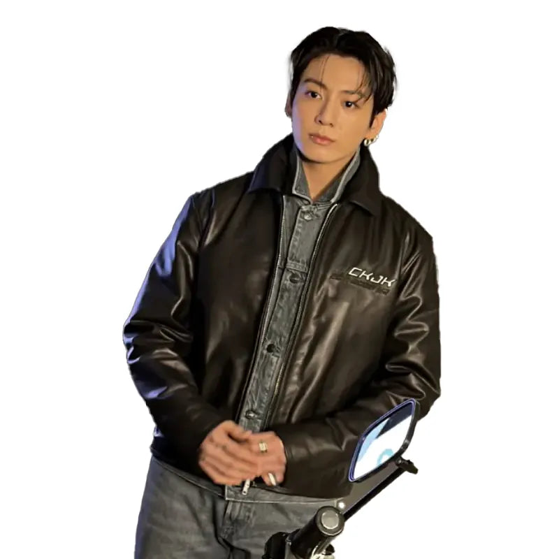Jungkook CKJK Leather Jacket