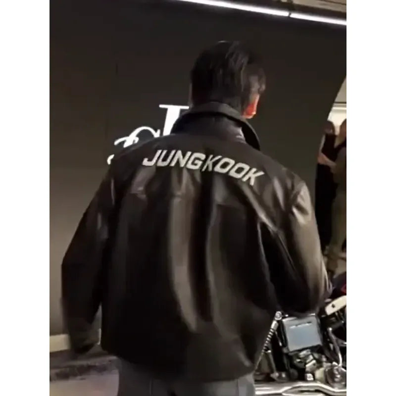 Jungkook CKJK Leather Jacket