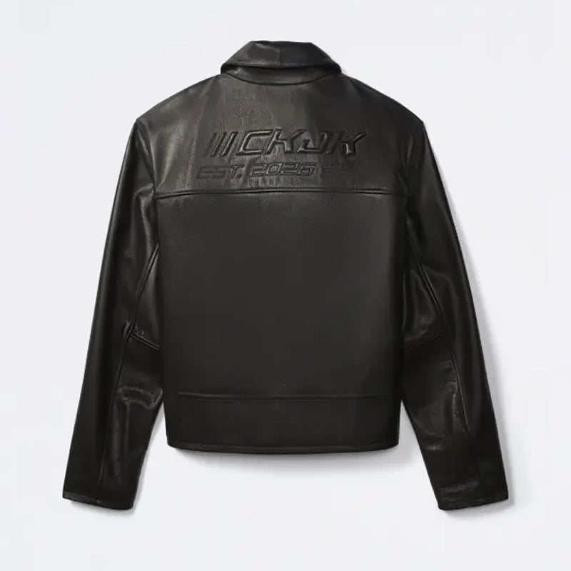 Jungkook Calvin Klein Leather Jacket