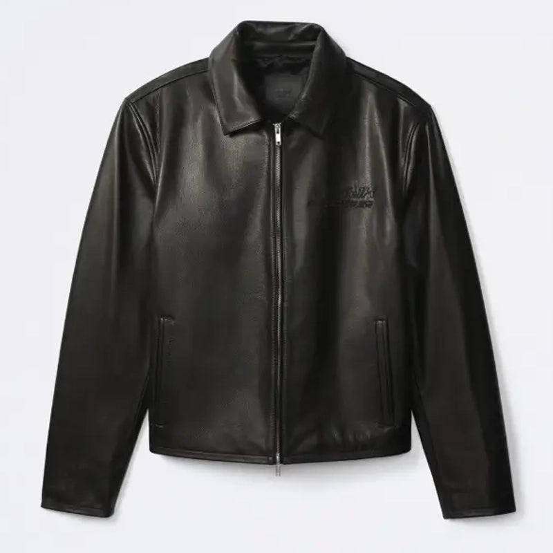 Jungkook Calvin Klein Leather Jacket