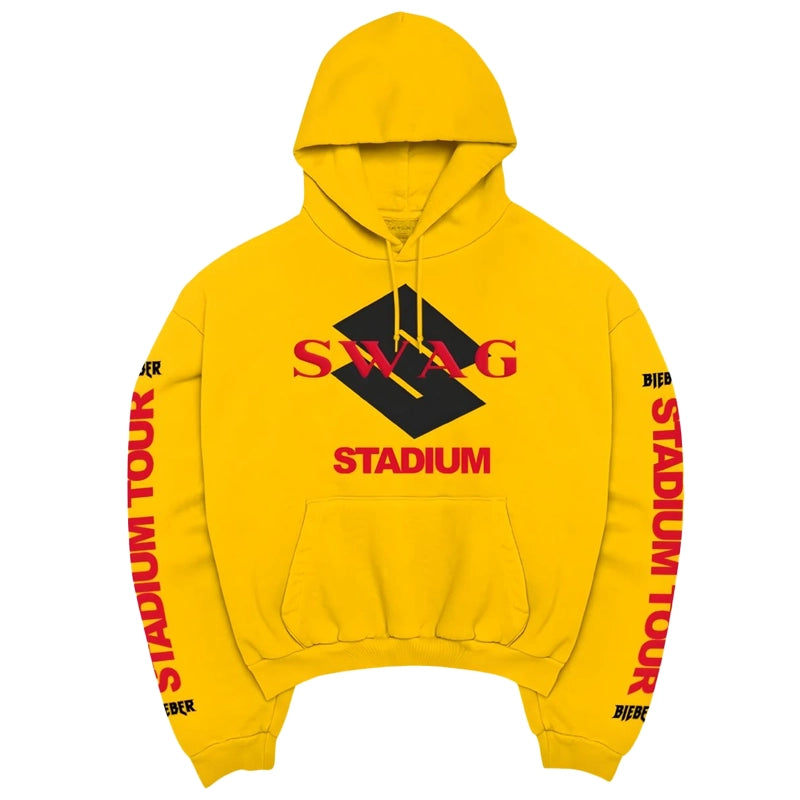 Justin Bieber Coachella Weekend 2 SKYLRK Yellow Hoodie