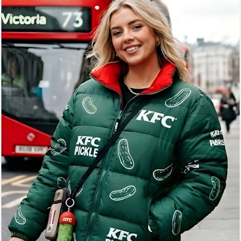 KFC Pickle Puffer Jacket