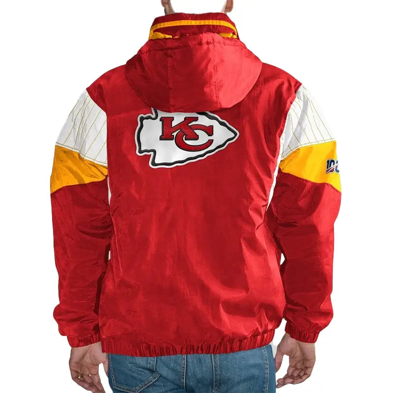 Kansas City Chiefs Starter Quarter-Zip Breakaway Jacket