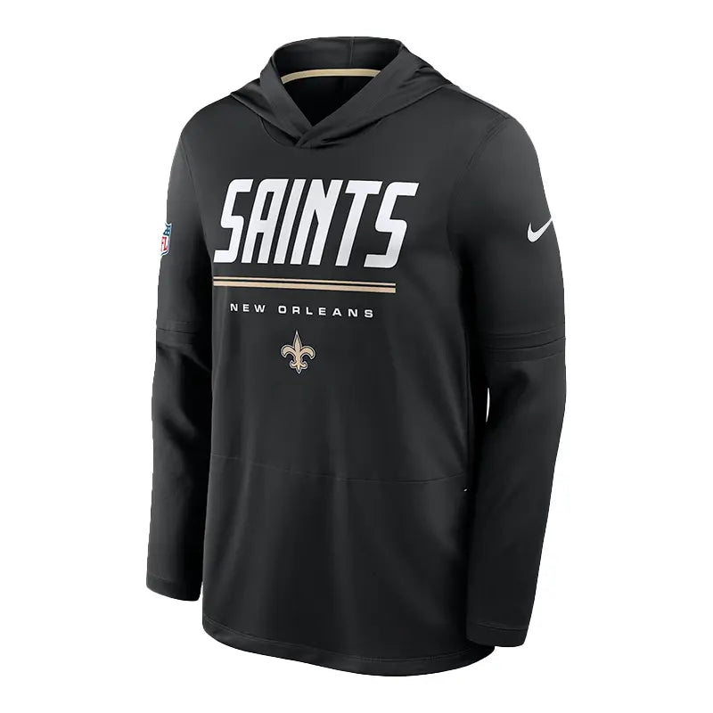 Kellen Moore 2026 Saints Sideline Long Sleeve Hooded T-Shirt