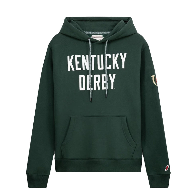 Kentucky Derby Hunter Tri-Blend Green Hoodie