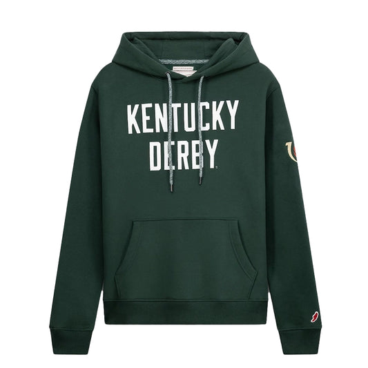 Kentucky Derby Hunter Tri-Blend Green Hoodie