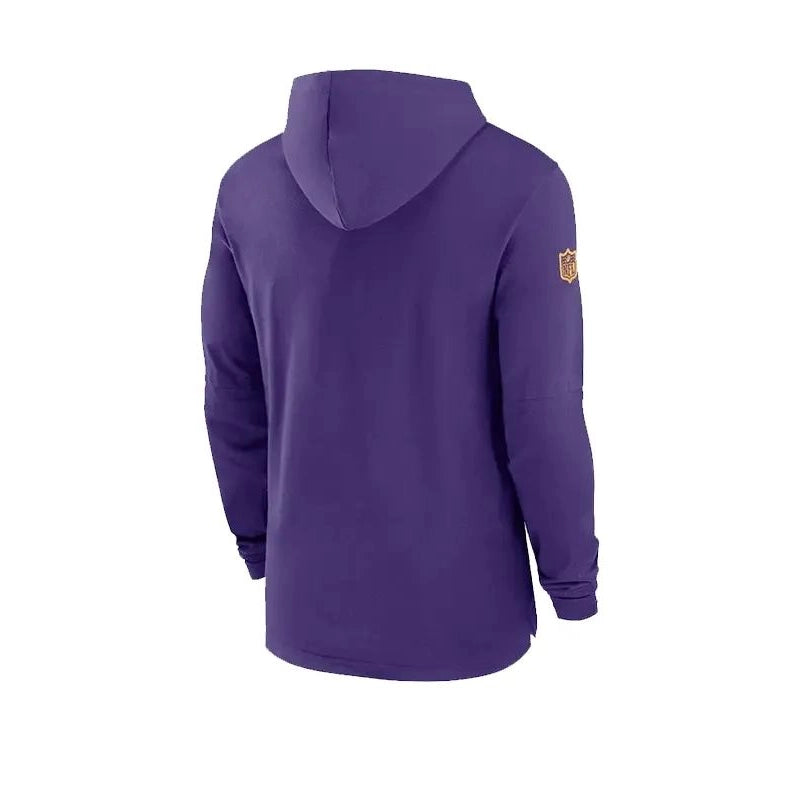 Kevin O’Connell Minnesota Vikings Sideline Purple Hoodie