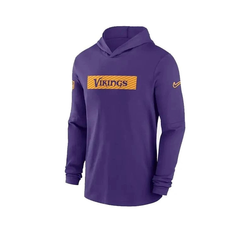 Kevin O’Connell Minnesota Vikings Sideline Purple Hoodie