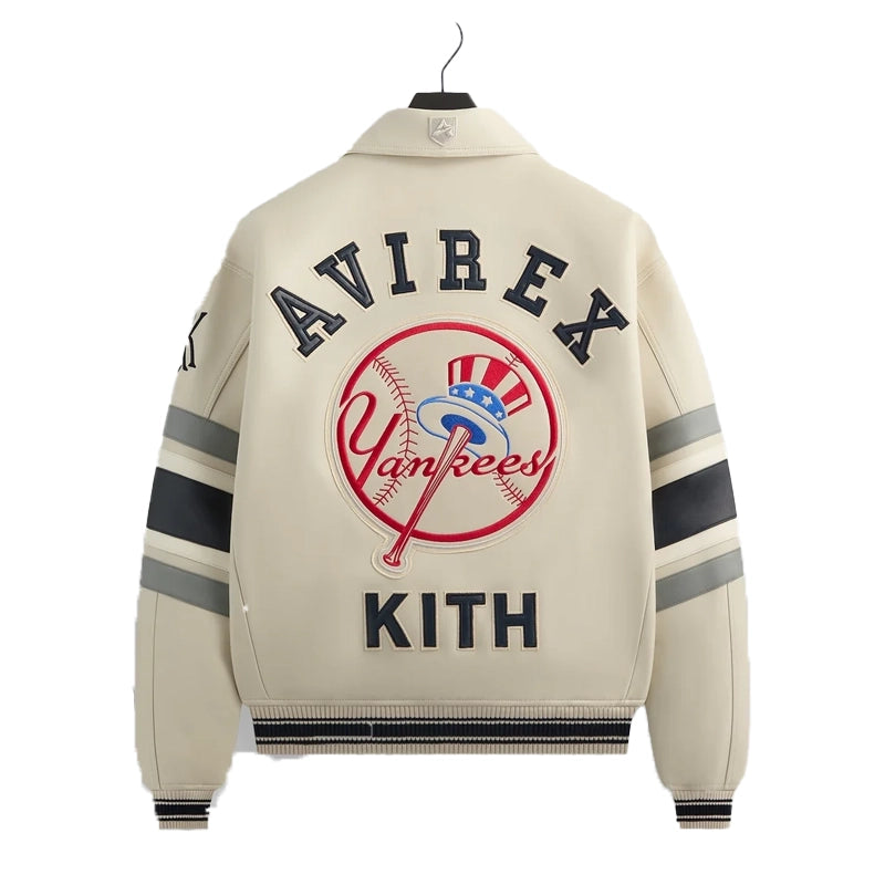 Kith & AVIREX for the New York Yankees Leather Jacket