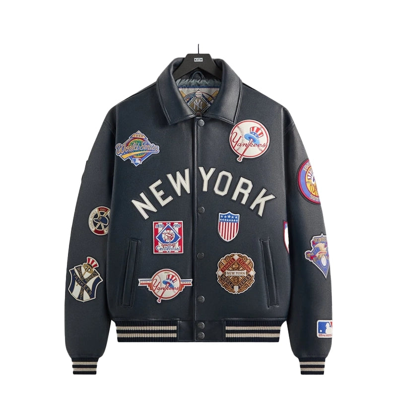 Kith & AVIREX New York Yankees Leather Jacket