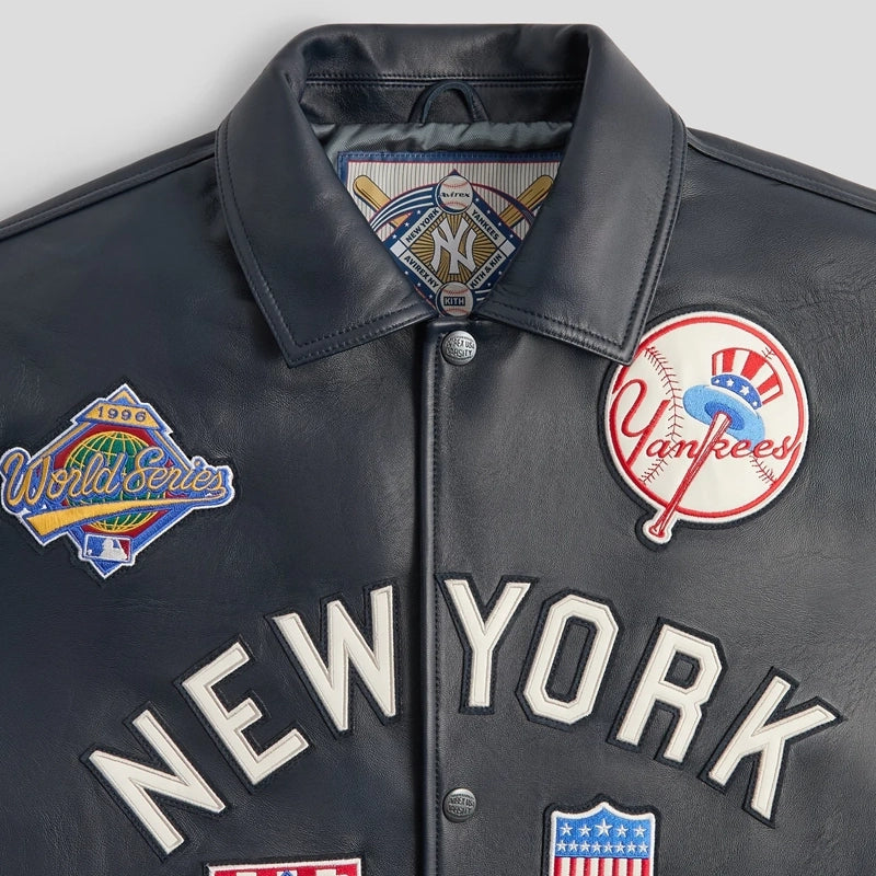 Kith & AVIREX New York Yankees Leather Jacket