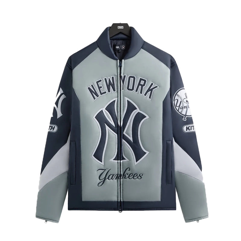 Kith for the New York Yankees Zip Brixton Puffed Jacket