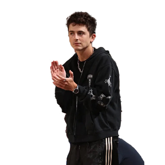 Timothée Chalamet Chrome Hearts Hoodie