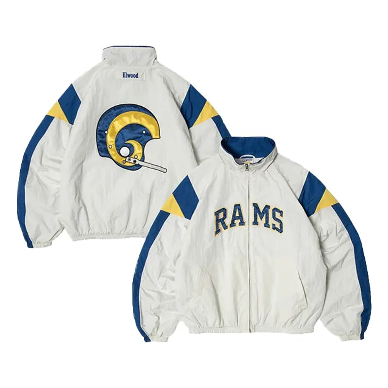 LA Rams x Elwood Windbreaker Full-Zip Jacket