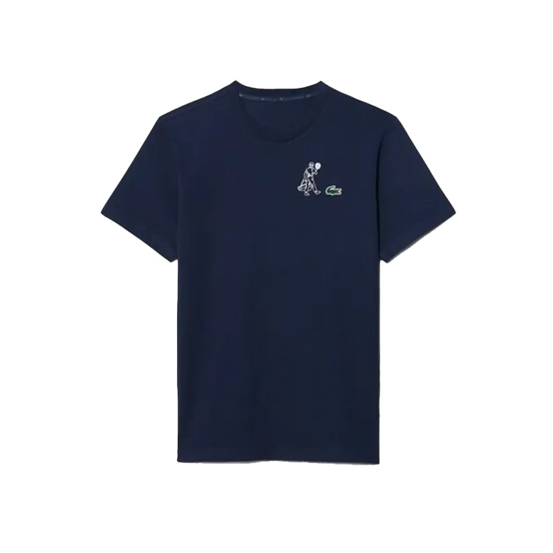 Lacoste Ultra Dry Printed Tennis T-Shirt