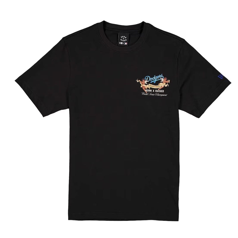 New Era x Born x Raised Dodgers Back-to-Back Champions On The Turf T-Shirt