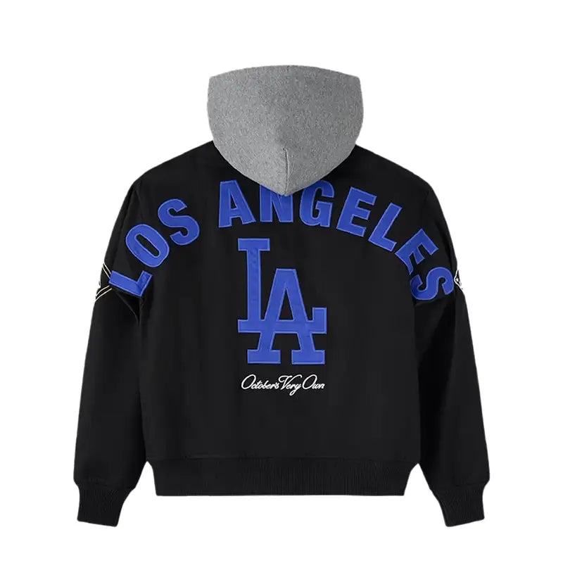 OVO x MLB 2026 Los Angeles Dodgers Bomber Jacket