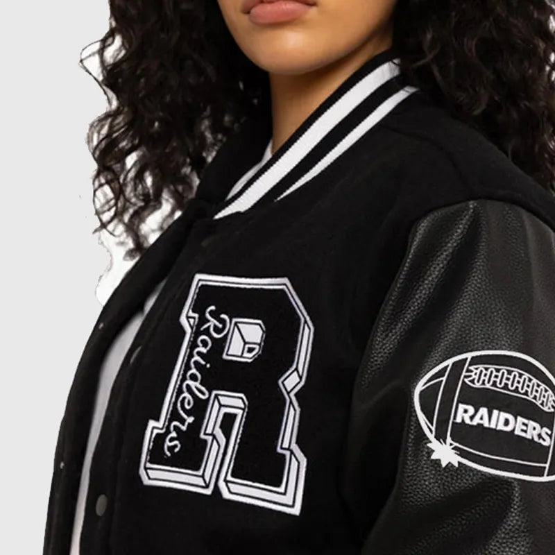 Los Angeles Raiders World Champs Varsity Jacket