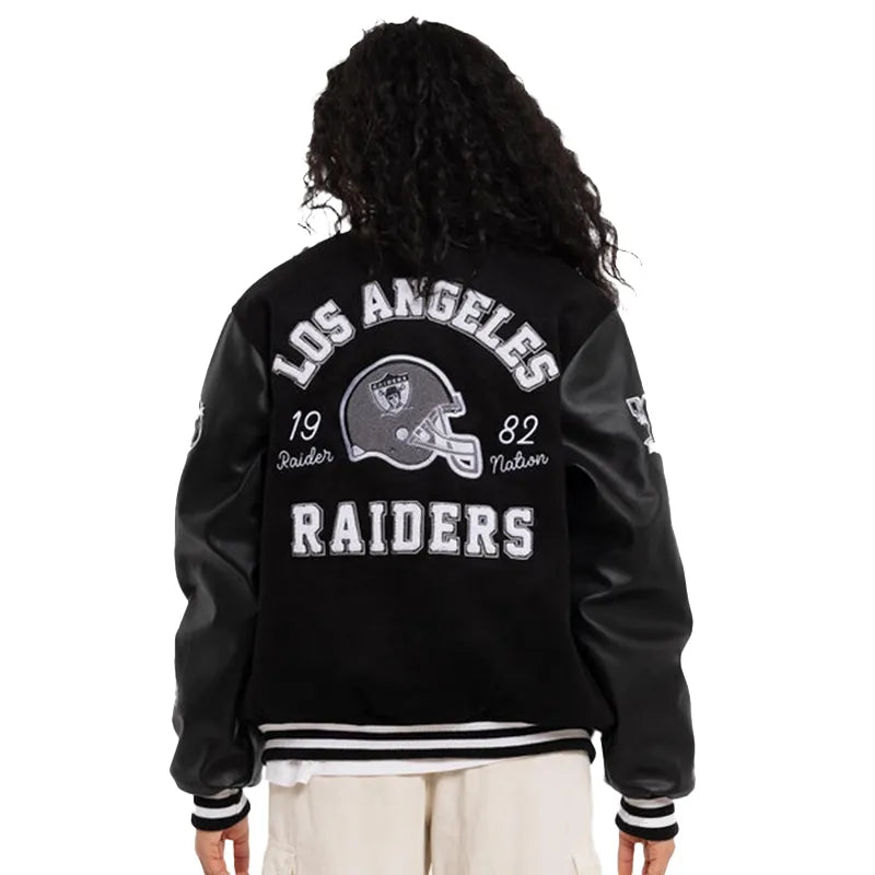 Los Angeles Raiders World Champs Varsity Jacket