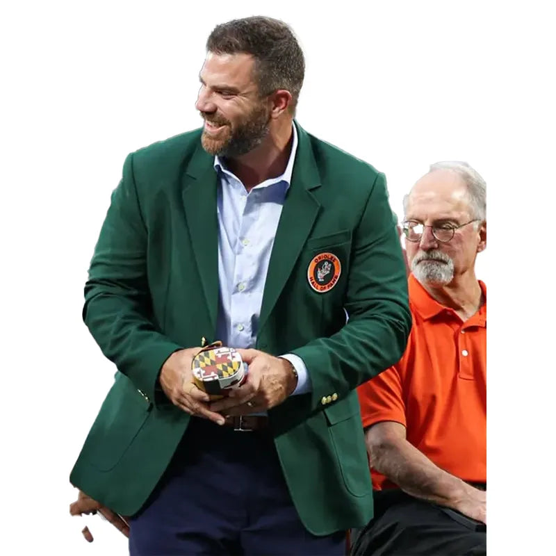 Chris Davis Orioles Hall of Fame Green Blazer