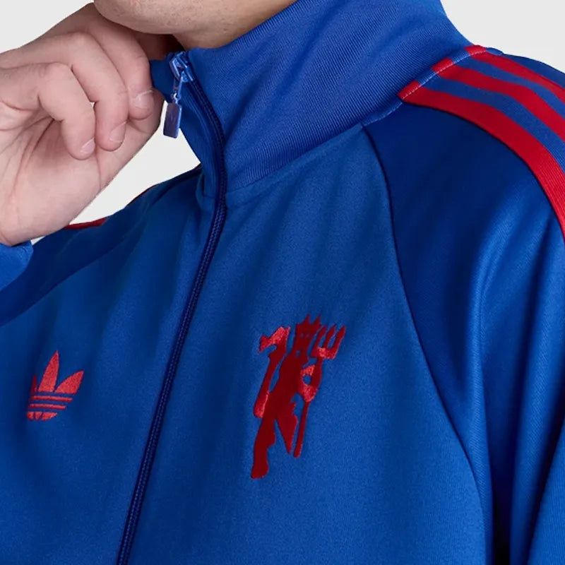 Manchester United x Adidas Blue Track Jacket