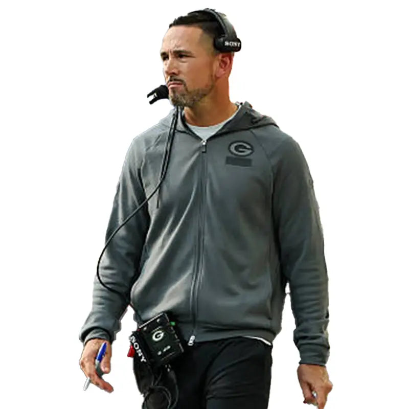 Matt LaFleur 2026 Green Bay Packers Zip Hoodie