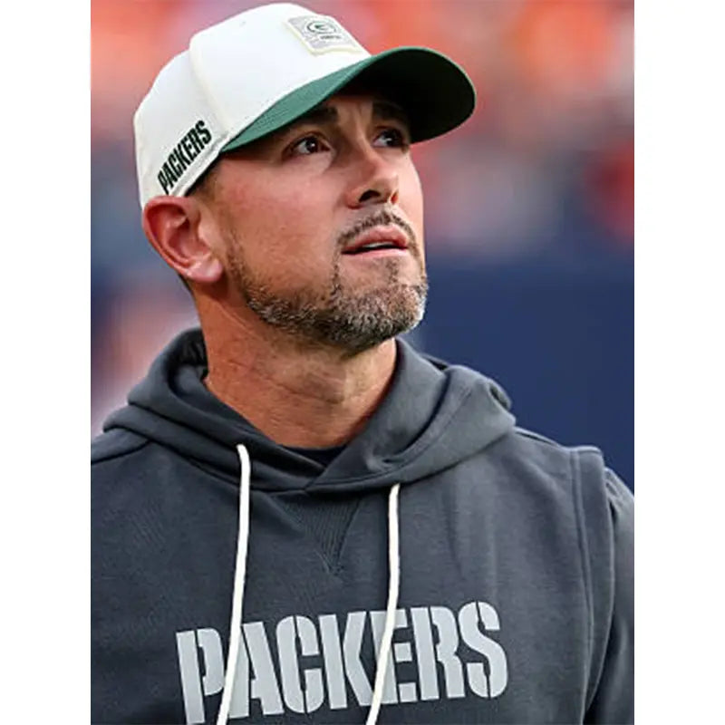 Matt LaFleur Preseason 2026 Packers Sideline Sleeveless Hoodie