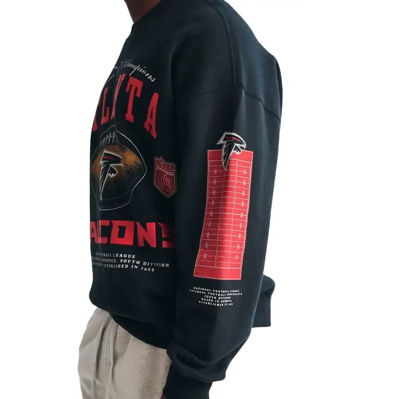 Atlanta Falcons Abercrombie & Fitch Black Sweatshirt