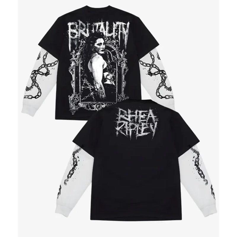 Rhea Ripley Chain Long Sleeve T-Shirt