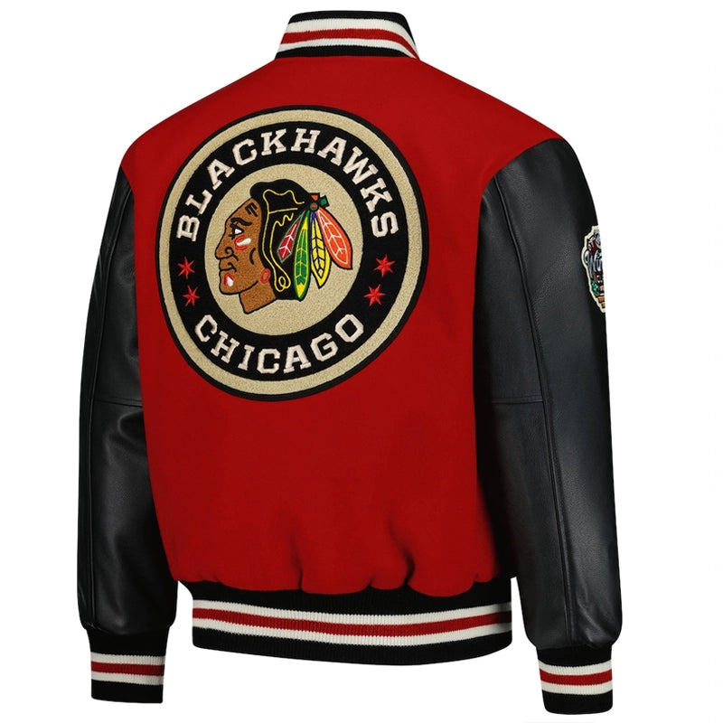 Chicago Blackhawks Red 2025 NHL Coaches Jacket