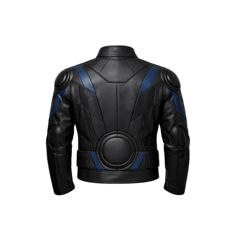 Men’s Cyberpunk Urban Biker Leather Jacket