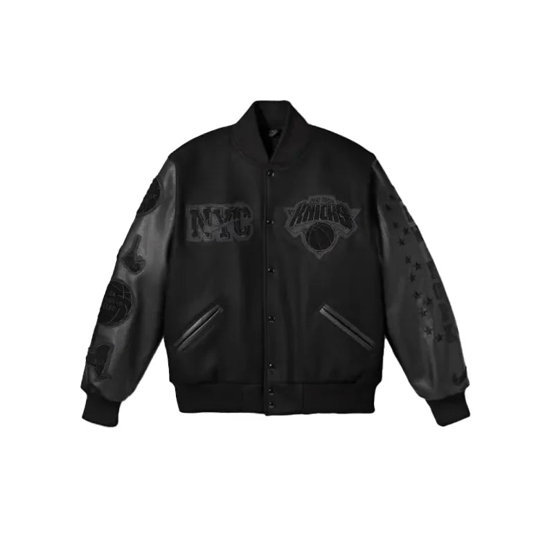 New York Knicks Nike Black 2026 NBA Finals Champions Jacket